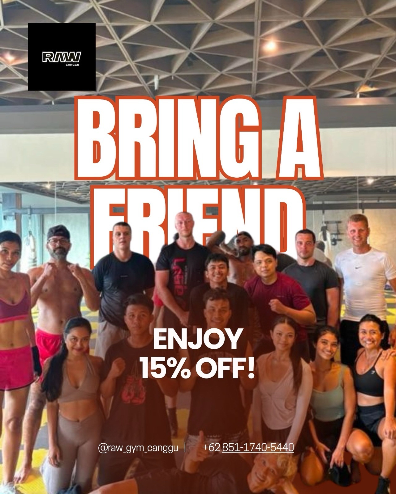 Bring a Friend, Get 15% Off