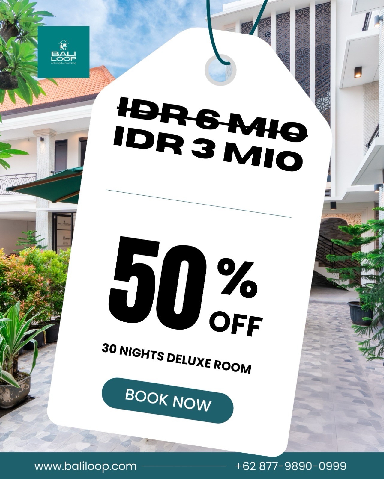 🏡 1 MONTH STAY — 50% OFF