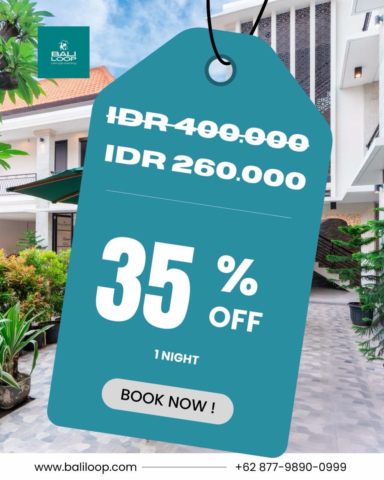 🌊 WEEKEND STAY DEAL — 35% OFF